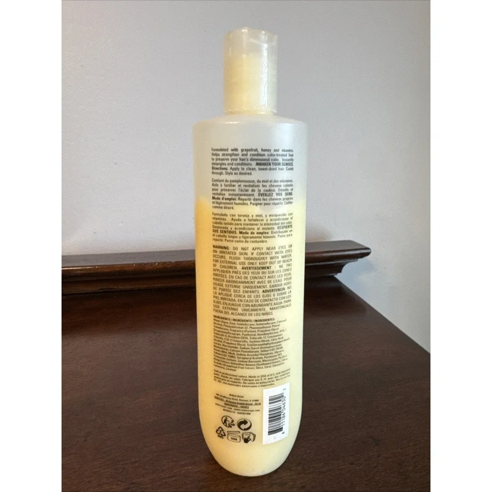 Rusk Sensories Brilliance Color Protecting Leave In Conditioner Honey 13.5 Oz